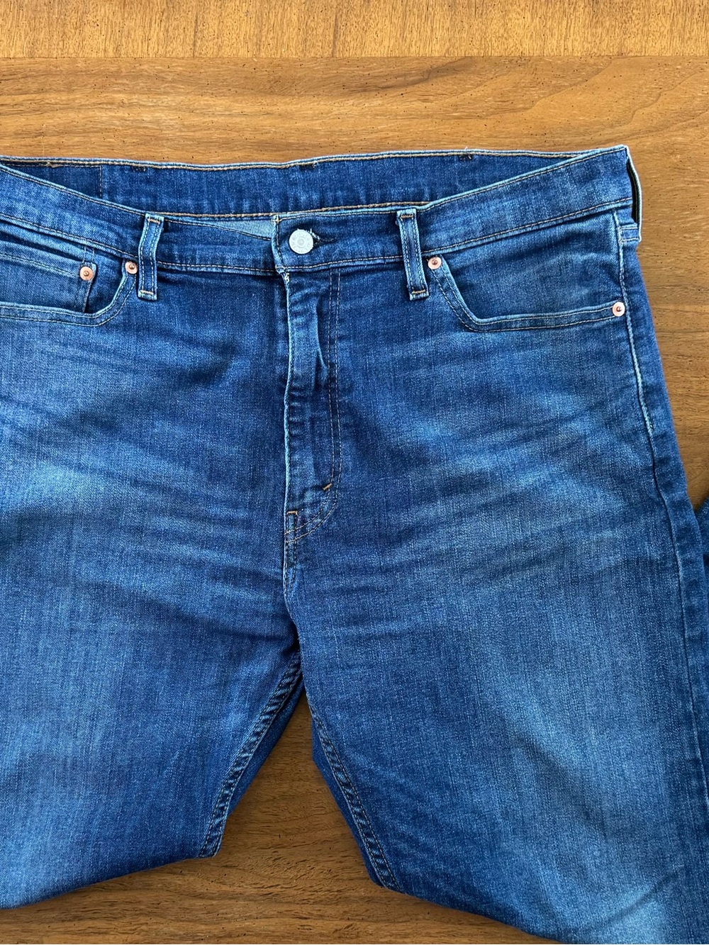 Levi's Men's Dark Blue Slim Straight Jeans